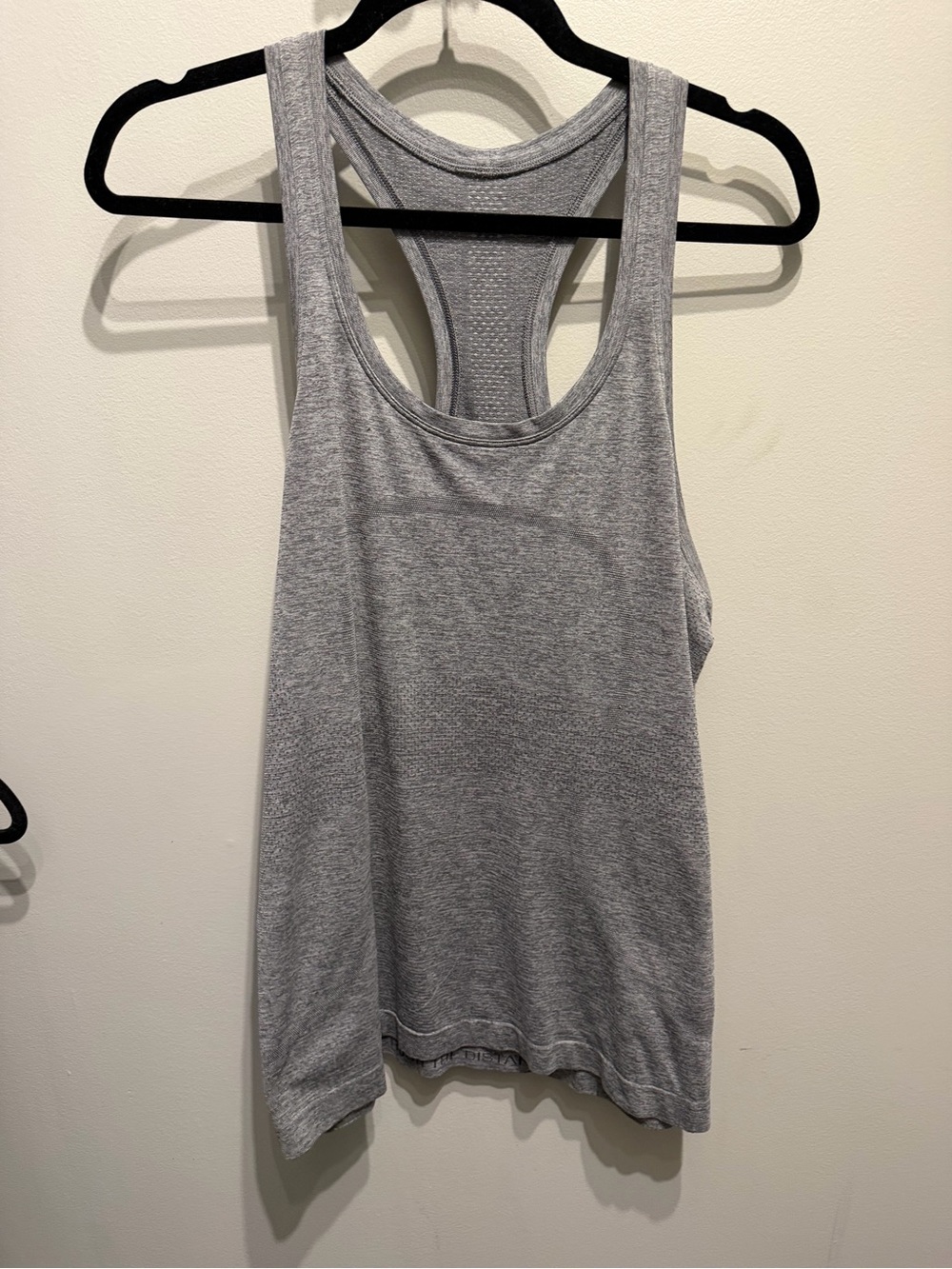 Lululemon Swiftly Tech Racerback Tank Top Heathered Gray Size 10